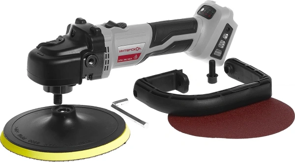 Полировальная машина Интерскол УПМ-180/18ВЭ D180мм аккум. (642.1.0.70)