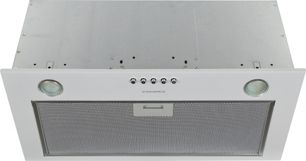 Вытяжка встраиваемая Maunfeld Crosby Power 60 белый управление: кнопочное (1 мотор)