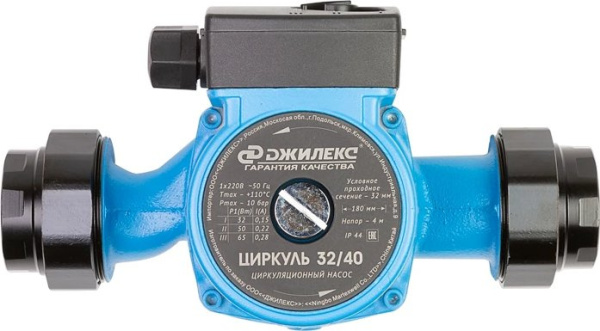 Насос циркуляционный Джилекс Циркуль 32/40 80Вт 3300л/час (3240)