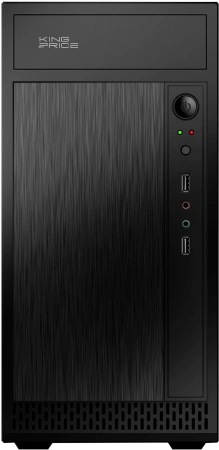 Корпус KingPrice KPCC-MN211 черный без БП mATX 2xUSB2.0 audio
