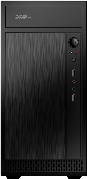 Корпус KingPrice KPCC-MN211 черный без БП mATX 2xUSB2.0 audio