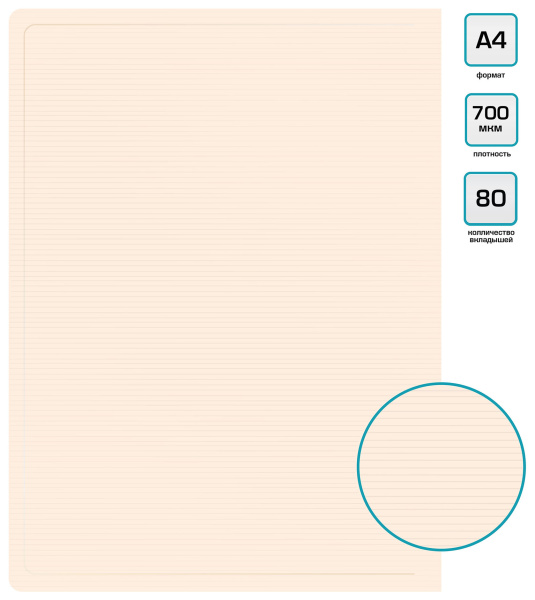 Папка с 80 прозр.вклад. Бюрократ DeLuxe DLVBOX80MILK A4 пластик 0.7мм молочный в коробе