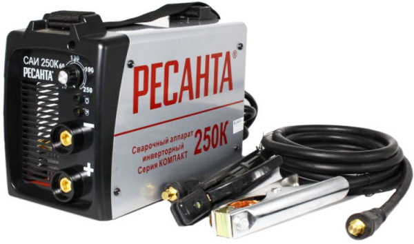 Сварочный аппарат Ресанта САИ-250К инвертор ММА DC 7.8кВт