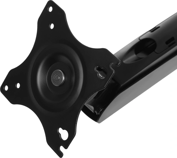 Кронштейн для мониторов ЖК Buro M8 черный 17"-27" макс.9кг крепление к столешнице поворот и наклон