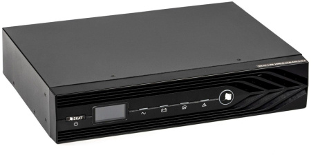 Источник бесперебойного питания Бастион Skat-UPS 1000-Rack-ON-2X9-E 900Вт 1000ВА черный