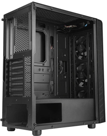 Корпус Azza Spectra черный без БП ATX 1x120mm 2xUSB2.0 1xUSB3.0 audio bott PSU