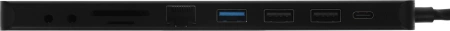 Разветвитель USB-C Origo OU3350SNPD 3порт. черный (OU3350SNPD/A1A)