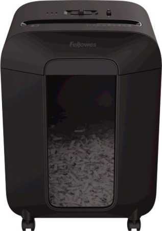 Шредер Fellowes PowerShred LX85 (секр.P-4) перекрестный 12лист. 19лтр. скрепки скобы пл.карты