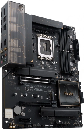 Материнская плата Asus PROART B760-CREATOR WIFI Soc-1700 Intel B760 4xDDR5 ATX AC`97 8ch(7.1) 1 x 2.