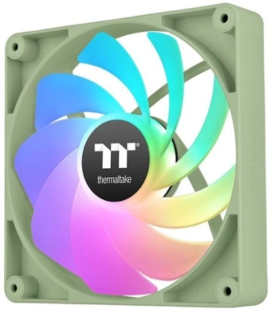 Вентилятор для корпуса Thermaltake CT140 Sync Matcha Reverse ARGB 140х140x25 зеленый 4-pin 32.8дБ (упак.:2шт) (CL-F201-PL14MG-A) Ret