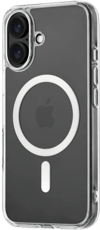 Чехол (клип-кейс) uBear для Apple iPhone 16 Real with MagSafe прозрачный (CS395TT61RL-I24M)