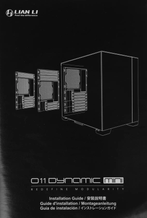 Корпус Lian-Li O11 Dynamic MINI черный без БП ATX 8x120mm 5x140mm 2xUSB3.0 1xUSB3.1 audio bott PSU