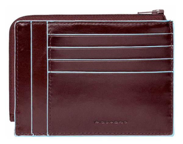 Чехол для кредитных карт Piquadro Blue Square PU1243B2R/MO коричневый натур.кожа