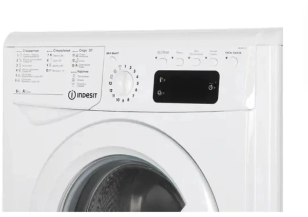 Стиральная машина Indesit IWSE 6105 (CIS).L класс: A загр.фронтальная макс.:6кг белый