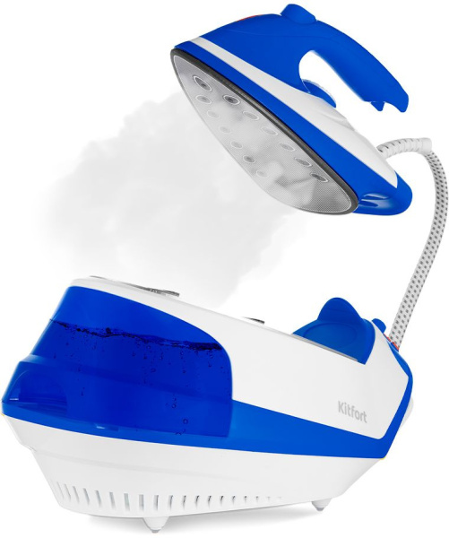 Парогенератор Kitfort КТ-9135-3 2000Вт синий/белый