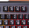 Клавиатура Оклик 717G BLACK DEATH черный/серый USB Multimedia for gamer LED