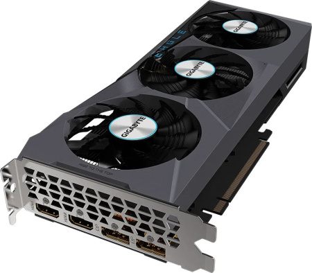 Видеокарта Gigabyte PCI-E 4.0 GV-R66EAGLE-8GD AMD Radeon RX 6600 8192Mb 128 GDDR6 2044/14000 HDMIx2 DPx2 HDCP Ret