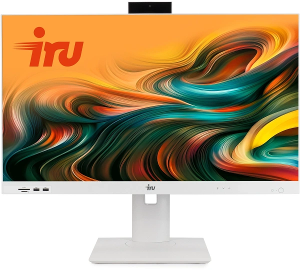 Моноблок IRU Strato 27" QHD i5 1235U (1.3) 16Gb SSD512Gb Iris Xe CR noOS GbitEth WiFi BT 65W Cam белый 2560x1440