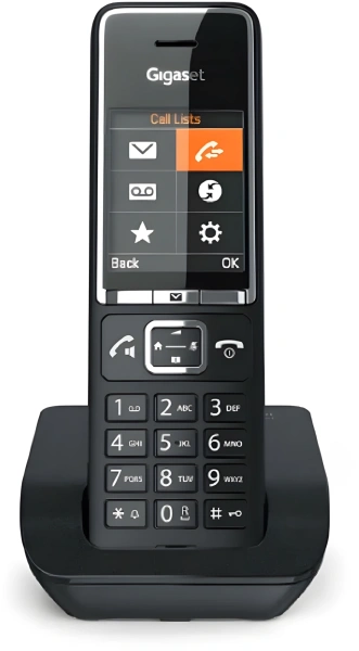 Р/Телефон Dect Gigaset Comfort 550 RUS черный АОН