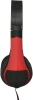 Наушники с микрофоном Оклик HS-M150 черный/красный 2.2м накладные оголовье (359486)