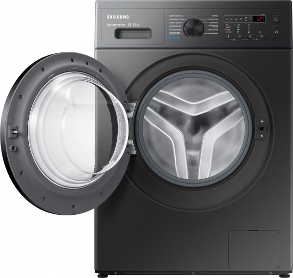 Стиральная машина Samsung WW65AG4S20CXLP класс: A+++ загр.фронтальная макс.:6.5кг темно-серый инвертер