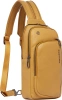 Рюкзак слинг мужской Piquadro Cronus CA6686S134/G горчичный кожа