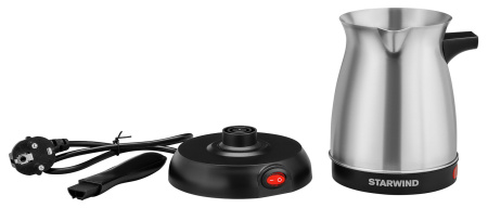 Кофеварка Электрическая турка Starwind STG6054 600Вт серебристый/черный