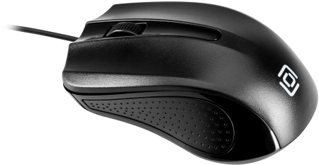 Мышь Оклик 225M черный оптическая (1200dpi) USB (3but)