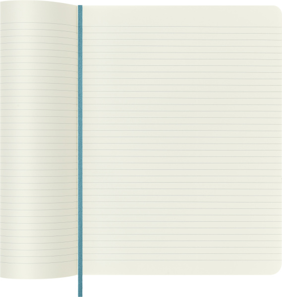 Блокнот Moleskine CLASSIC SOFT QP621B35 XLarge 190х250мм 192стр. линейка мягкая обложка голубой