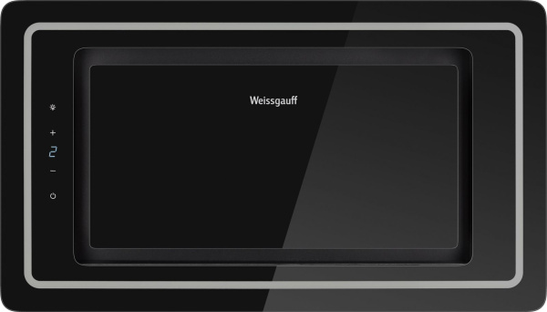 Вытяжка встраиваемая Weissgauff Quadra 606 Black черный управление: сенсорное (1 мотор)