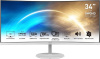 Монитор MSI 34" MP341CQW VA 2K бел 1ms HDMI DP M/M 100Hz 300cd In Cur