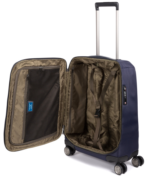 Чемодан Piquadro BRIEF2 (BV4343BR2/BLU) 40x55x20см 28.1л. 2.69кг. нейлон синий
