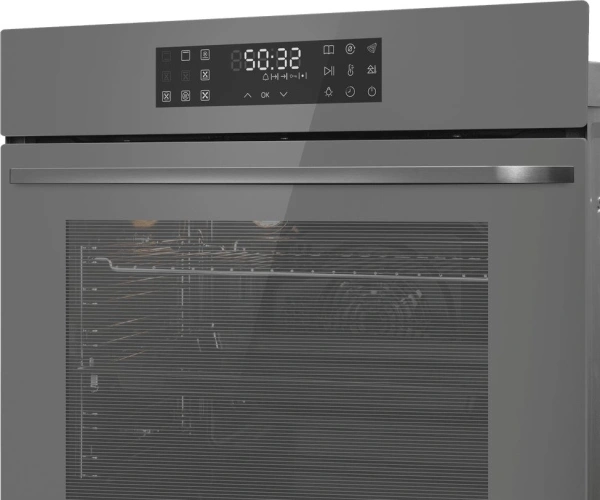 Духовой шкаф Электрический Maunfeld EOEH7614LGR серый