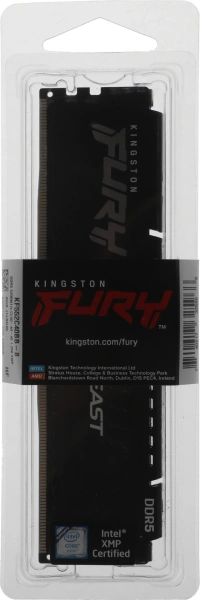 Память DDR5 8GB 5200MHz Kingston KF552C40BB-8 Fury Beast RTL Gaming PC5-41600 CL40 DIMM 288-pin 1.25