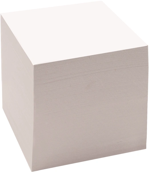 Блок для записей бумажный Silwerhof Стандарт 701041 90х90х90мм 80г/м2 92% белый на склейке