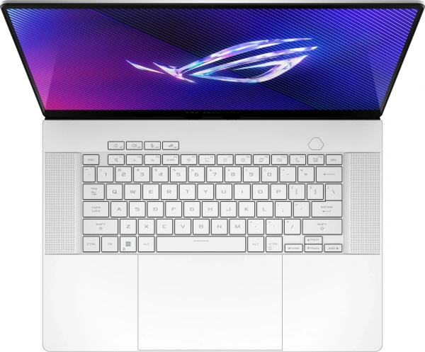 Ноутбук Asus ROG Zephyrus G16 GU605MI-QR272 Core Ultra 7 155H 32Gb SSD1Tb NVIDIA GeForce RTX4070 8Gb 16" OLED 2.5K (2560x1600) noOS white WiFi BT Cam Bag (90NR0IS2-M00DZ0)