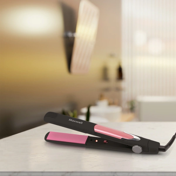 Выпрямитель Maxwell MW-2208 35Вт черный макс.темп.:200С покрытие:керамическое