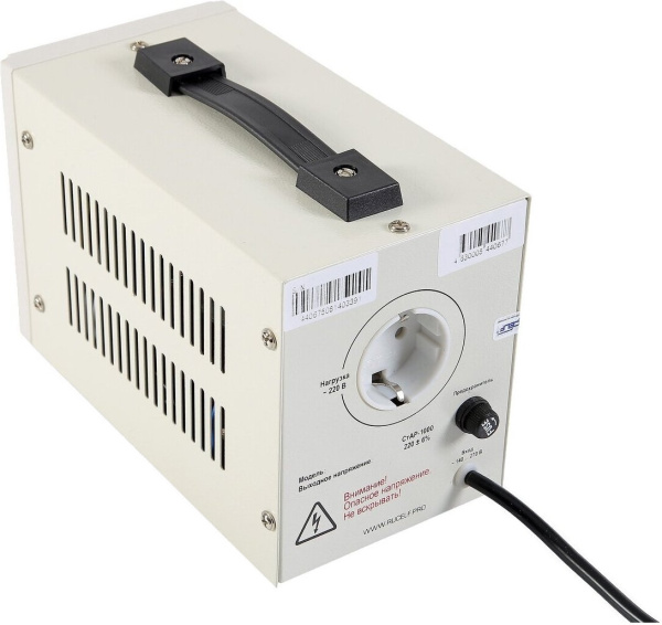 Стабилизатор напряжения Rucelf СтАР-1000 1кВА однофазный белый