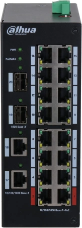 Коммутатор Dahua DH-HS3220-16GT-190 неуправляемый