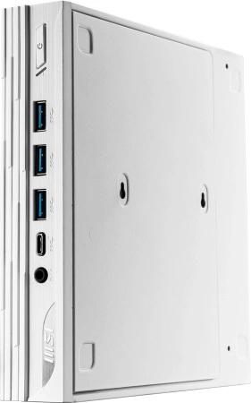Неттоп MSI Pro DP10 12M-221RU i5 1235U (1.3) 16Gb SSD512Gb Iris Xe Windows 11 Professional 2.5xGbitEth WiFi BT 120W белый (9S6-B0A622-221)