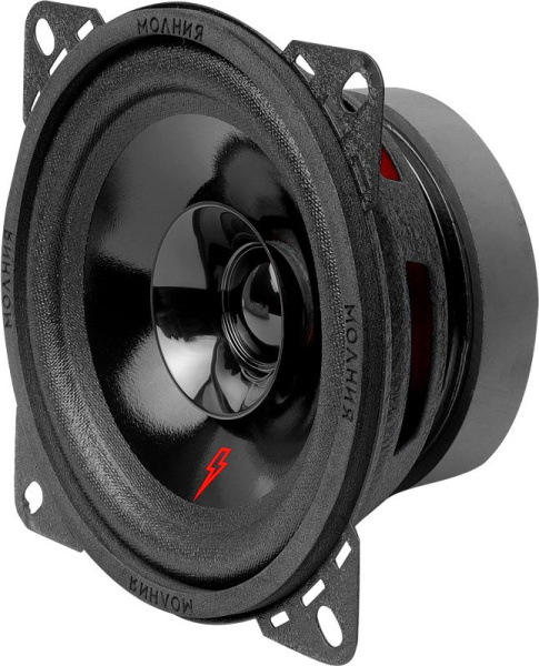 Колонки автомобильные Ural Молния АС-МЛ100 (без решетки) 100Вт 90дБ 4Ом 10см (4дюйм) (ком.:2кол.) широкополосные однополосные