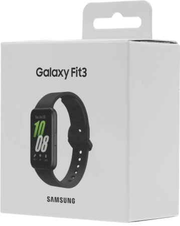 Смарт-часы Samsung Galaxy Fit 3 SM-R390 1.6" AMOLED корп.графит рем.графитовый р.бр.:M/L (SM-R390NZA