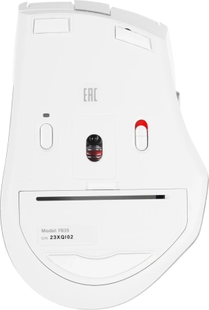Мышь A4Tech Fstyler FB35 белый/серый оптическая (2000dpi) беспроводная BT/Radio USB для ноутбука (6but)