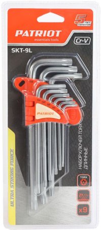 Набор ключей Patriot SKТ-9L Topx 9 предметов