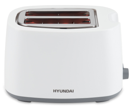 Тостер Hyundai HYT-2301 800Вт белый/серый