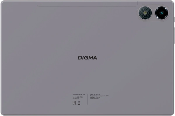 Планшет Digma CITI 1314C 4G SC9863A1 8C/3Gb/32Gb 10.1" IPS 1280x800/3G/4G/And13/серый/BT/GPS/5Mpix/2