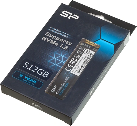 Накопитель SSD Silicon Power PCI-E 3.0 x4 512Gb SP512GBP34A60M28 M-Series M.2 2280