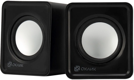Колонки Оклик OK-331 2.0 черный 6Вт