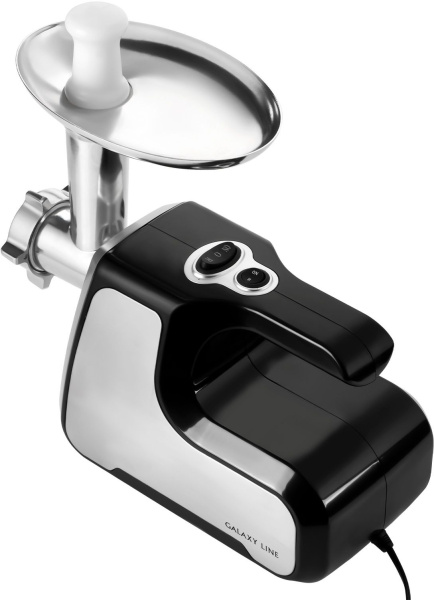Мясорубка Galaxy Line GL 2417 1800Вт черный/серебристый
