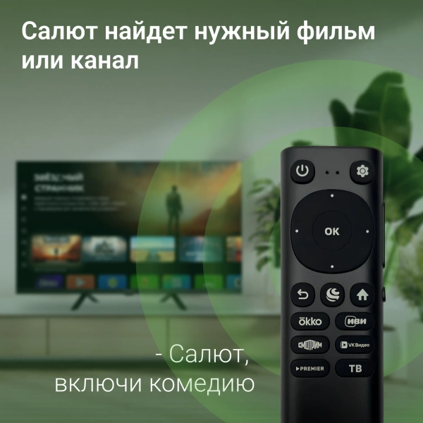 Телевизор LED Digma 32" DM-LED32SBB34 Smart Салют ТВ Frameless черный/HD/DVB-T/60Hz/DVB-T2/DVB-C/DVB
